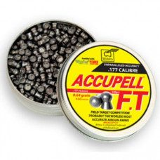 Webley AccuPell FT Field Target Competition Domed .177 calibre Air Gun Pellets 4.52mm 8.64 grains tin of 500